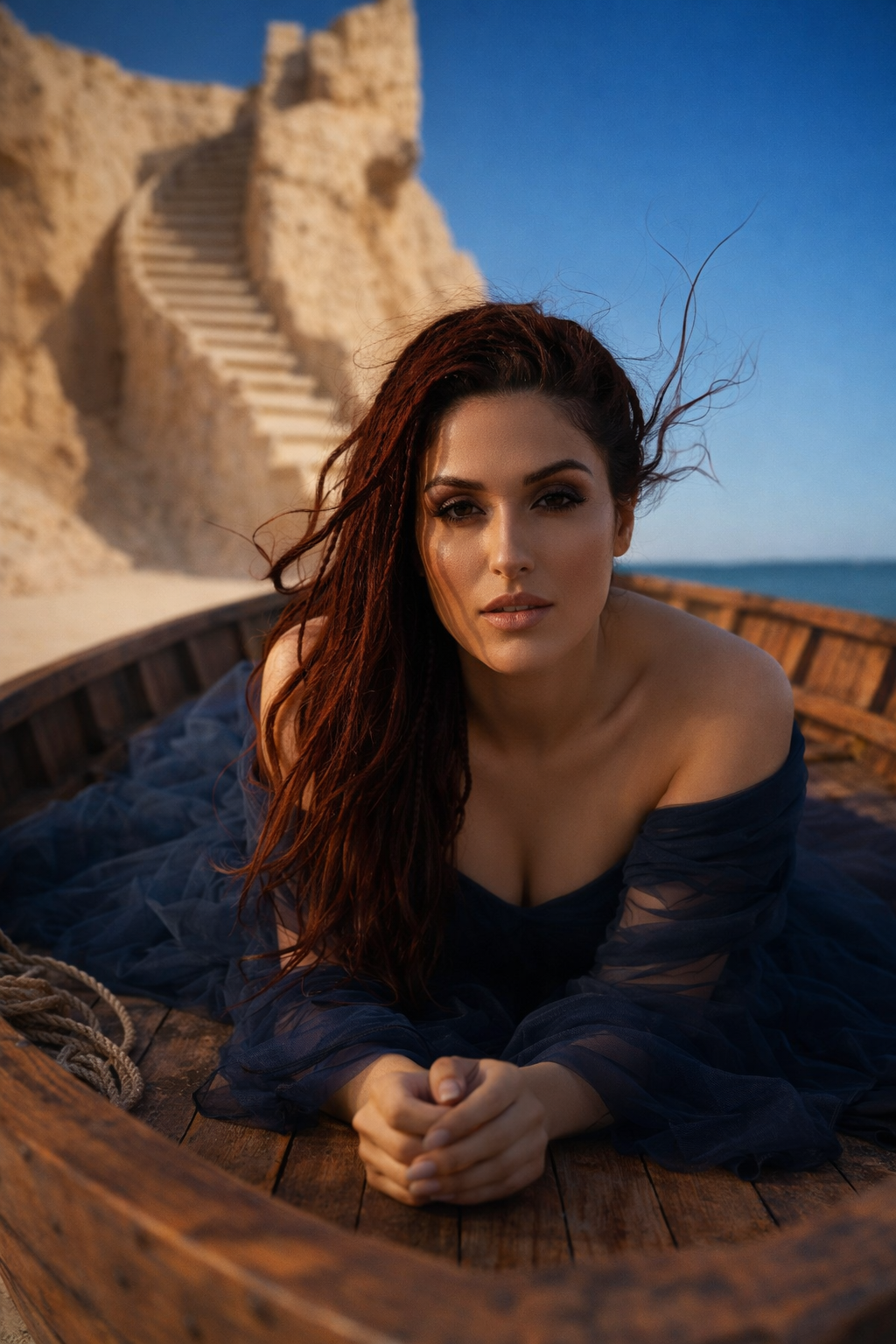 Frozen Queen Energy — luxury ice editorial